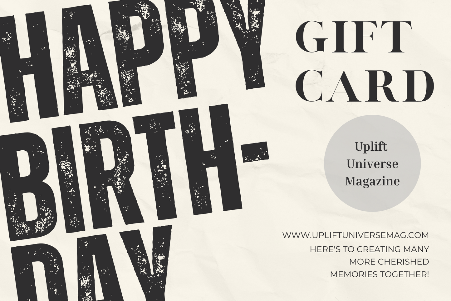 Birthday Gift Card