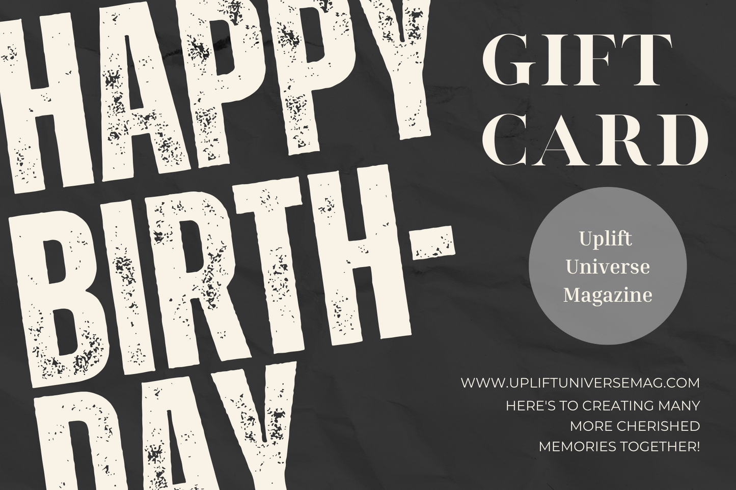 Birthday Gift card
